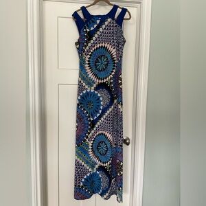 Frank Lyman Jersey Maxi Dress Size 12